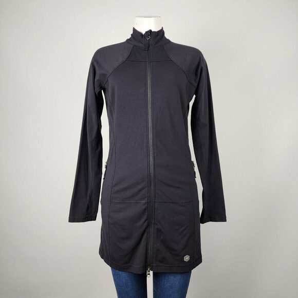 Bench Black Long Running Jacket Size XL - Picture 1 of 9